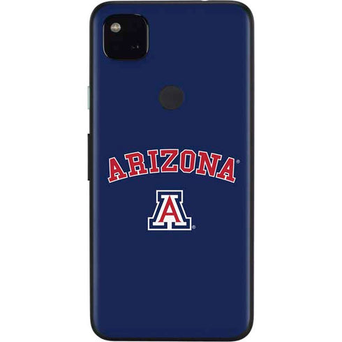 University of Arizona Primary Logo Blue Google Pixel 4a Skin